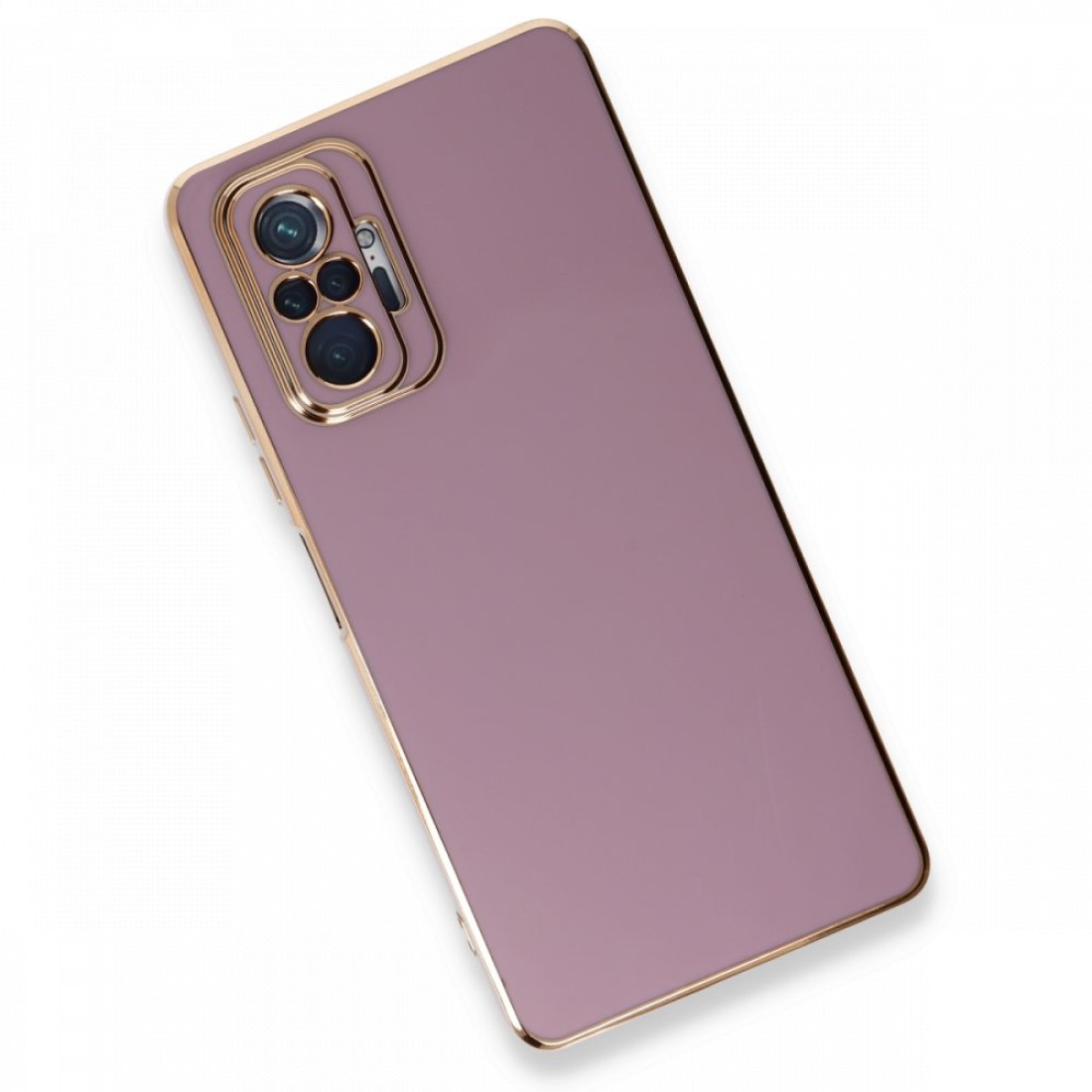 Xiaomi Redmi Note 10 Pro Kılıf Volet Silikon - Mor