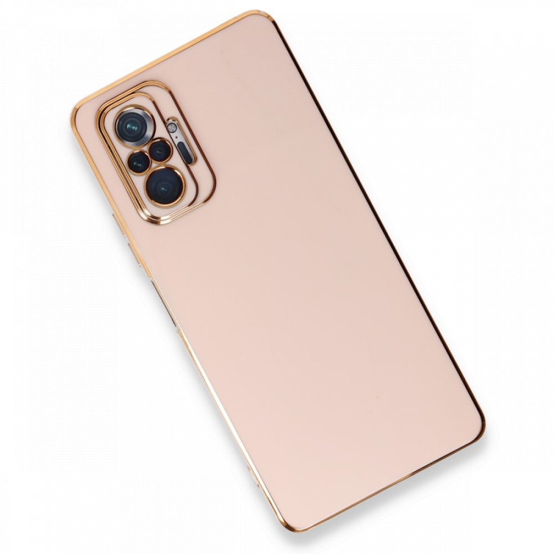 Xiaomi Redmi Note 10 Pro Kılıf Volet Silikon - Pembe