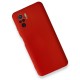 Xiaomi Redmi Note 10S Kılıf Nano içi Kadife  Silikon - Kırmızı