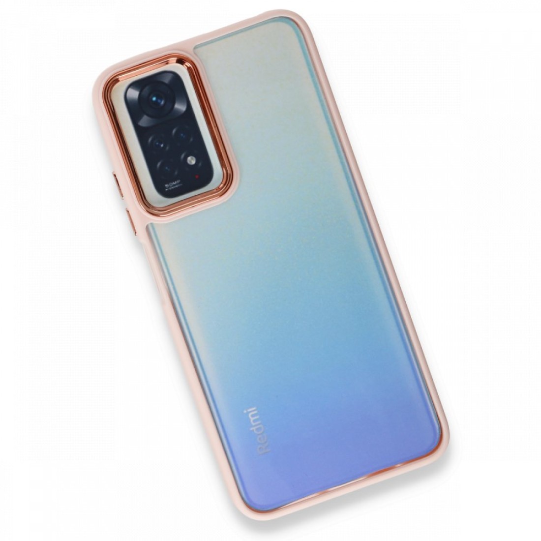 Xiaomi Redmi Note 11 Kılıf Dora Kapak - Pudra