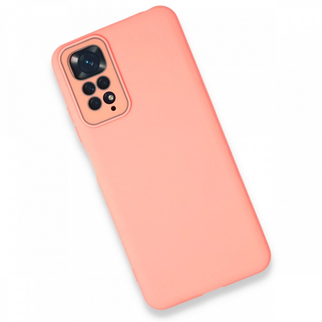 Xiaomi Redmi Note 11 Kılıf Lansman Glass Kapak - Pembe