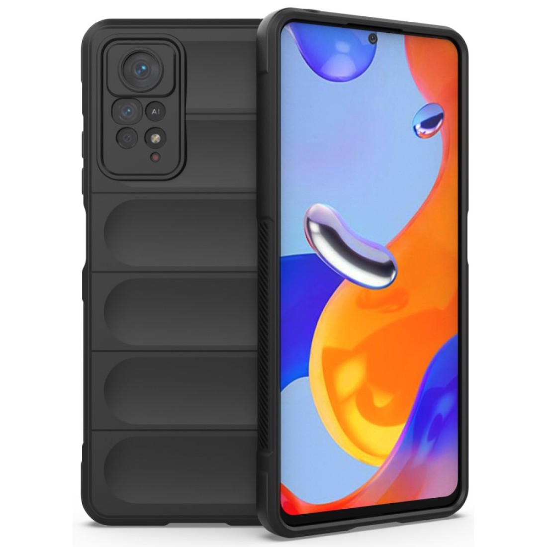 Xiaomi Redmi Note 11 Pro Kılıf Optimum Silikon - Siyah