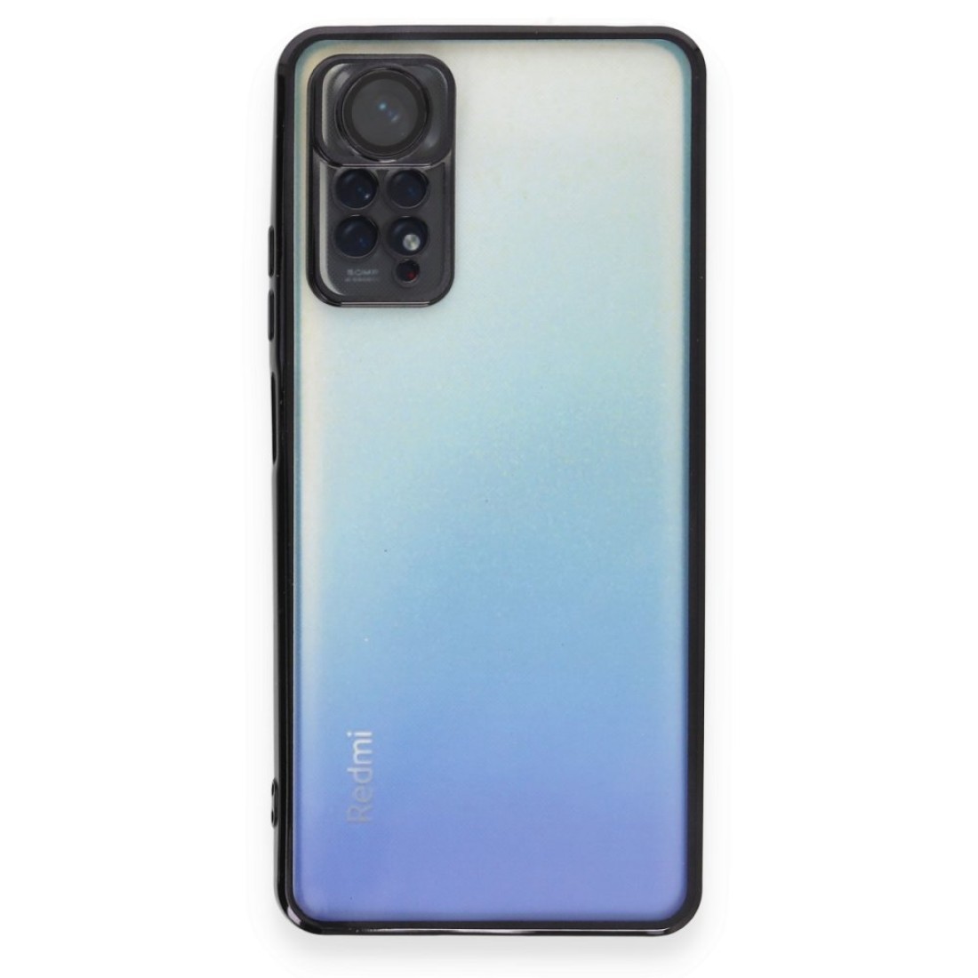 Xiaomi Redmi Note 11 Pro Kılıf Razer Lensli Silikon - Siyah