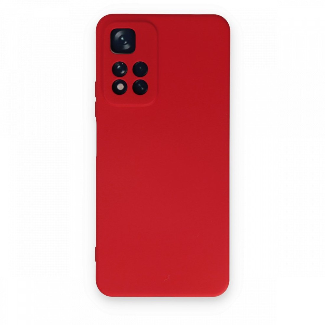 Xiaomi Redmi Note 11 Pro Plus 5G Kılıf Nano içi Kadife  Silikon - Kırmızı