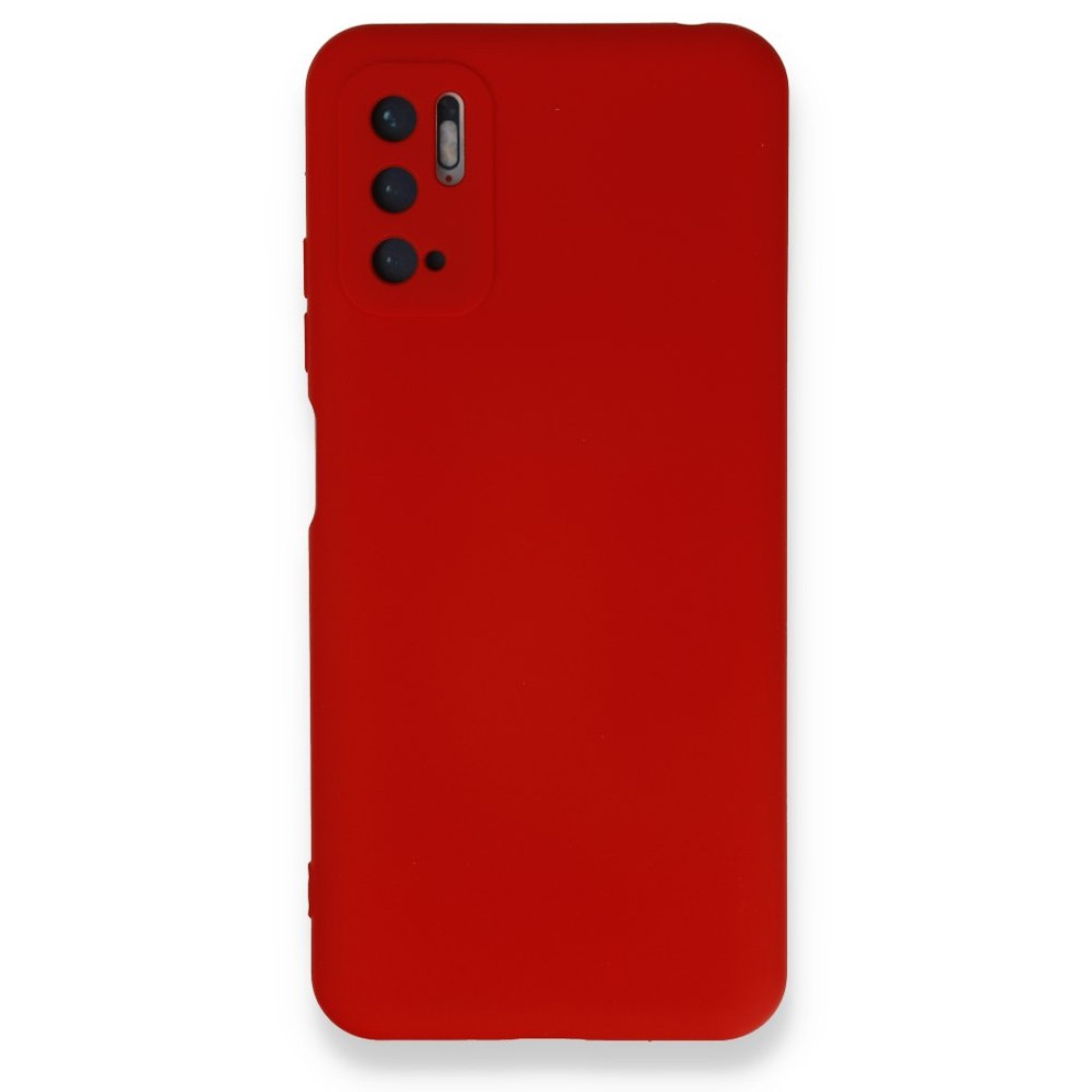 Xiaomi Redmi Note 11 SE Kılıf Nano içi Kadife  Silikon - Kırmızı