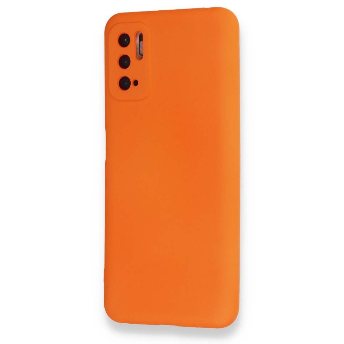 Xiaomi Redmi Note 11 SE Kılıf Nano içi Kadife  Silikon - Turuncu