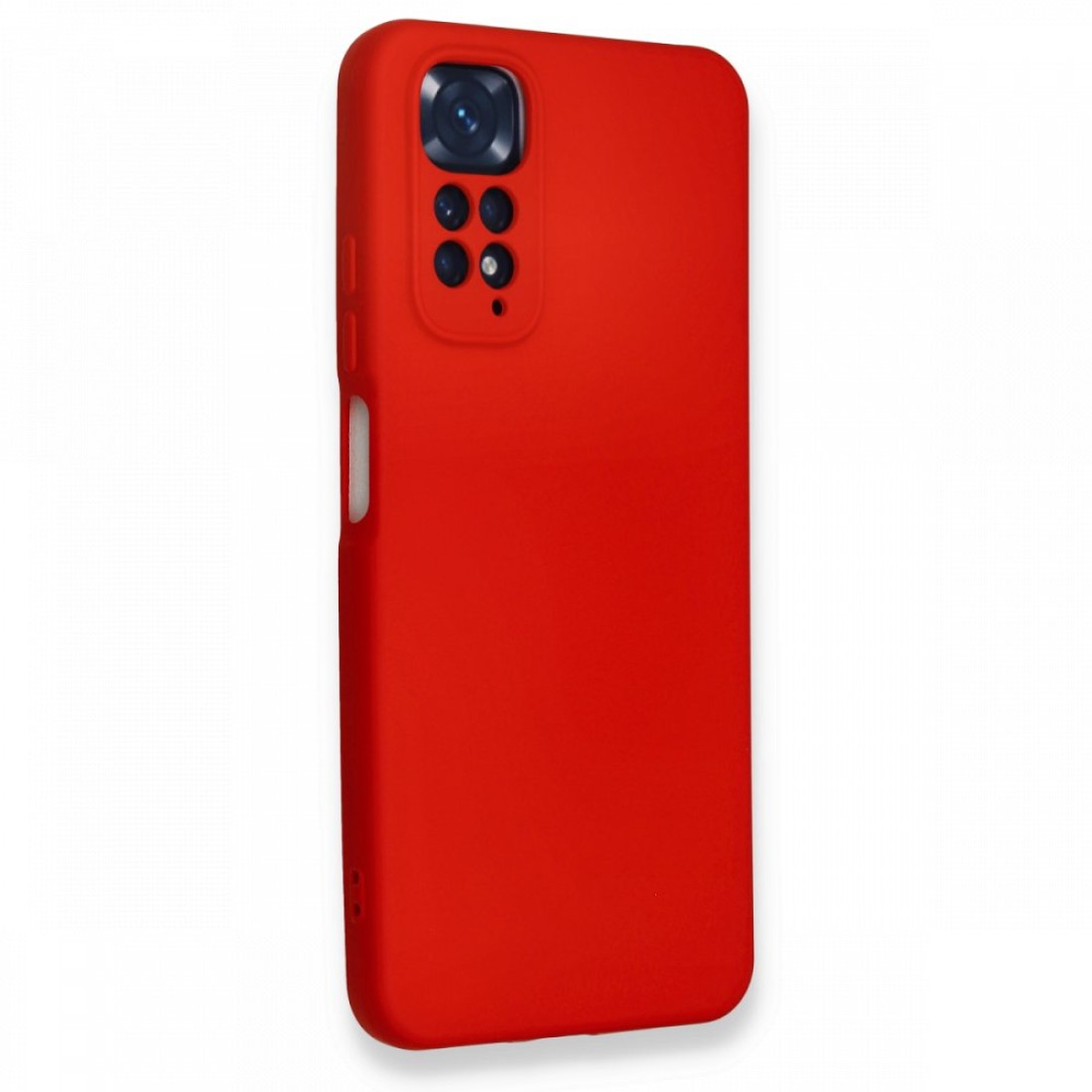 Xiaomi Redmi Note 11S Kılıf Nano içi Kadife  Silikon - Kırmızı