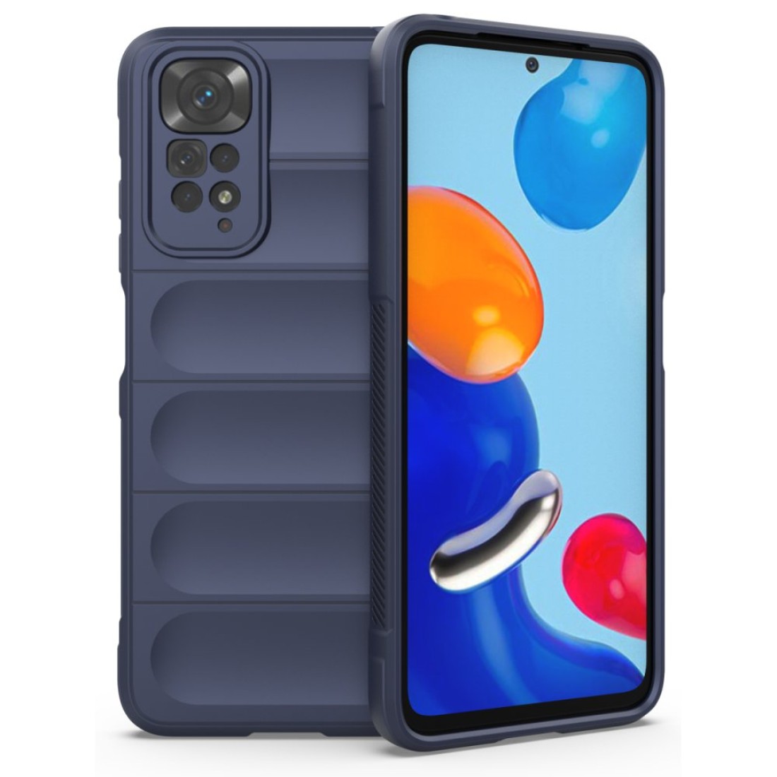 Xiaomi Redmi Note 11S Kılıf Optimum Silikon - Lacivert