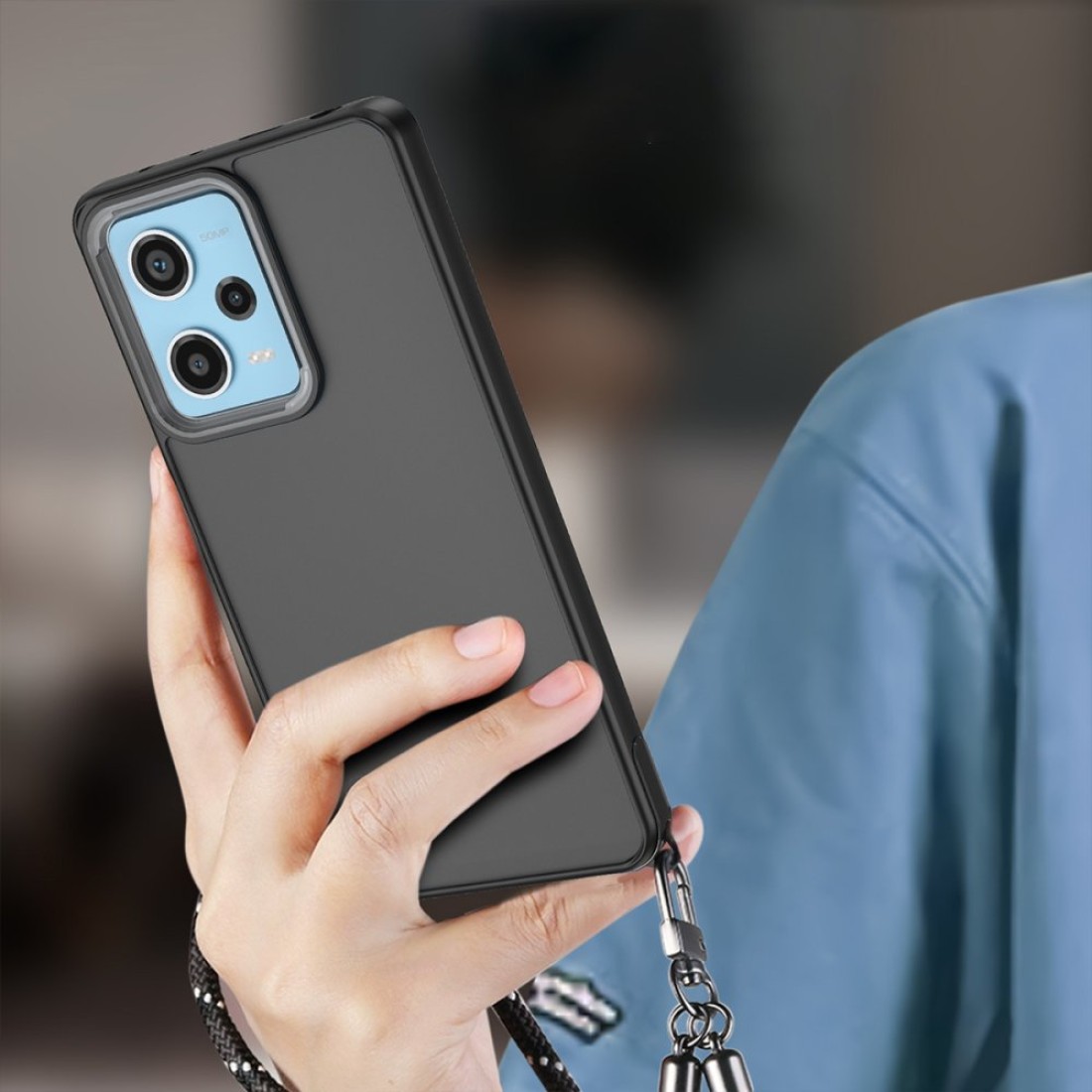 Xiaomi Redmi Note 12 4G Kılıf Elegant Kapak - Titan Gri