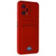 Xiaomi Redmi Note 12 4G Kılıf Kelvin Kartvizitli Silikon - Kırmızı