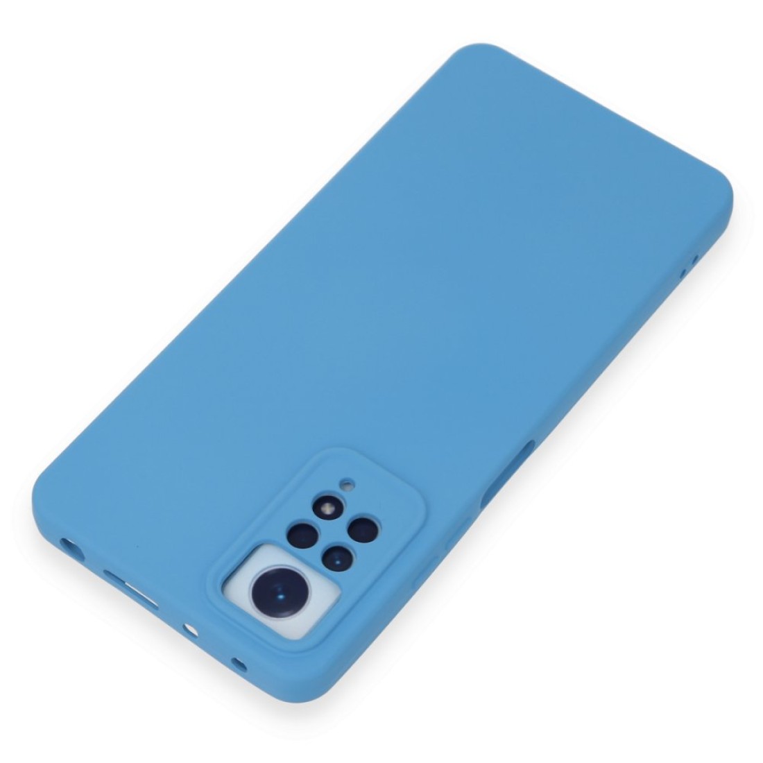 Xiaomi Redmi Note 12 Pro 4G Kılıf Nano içi Kadife  Silikon - Mavi