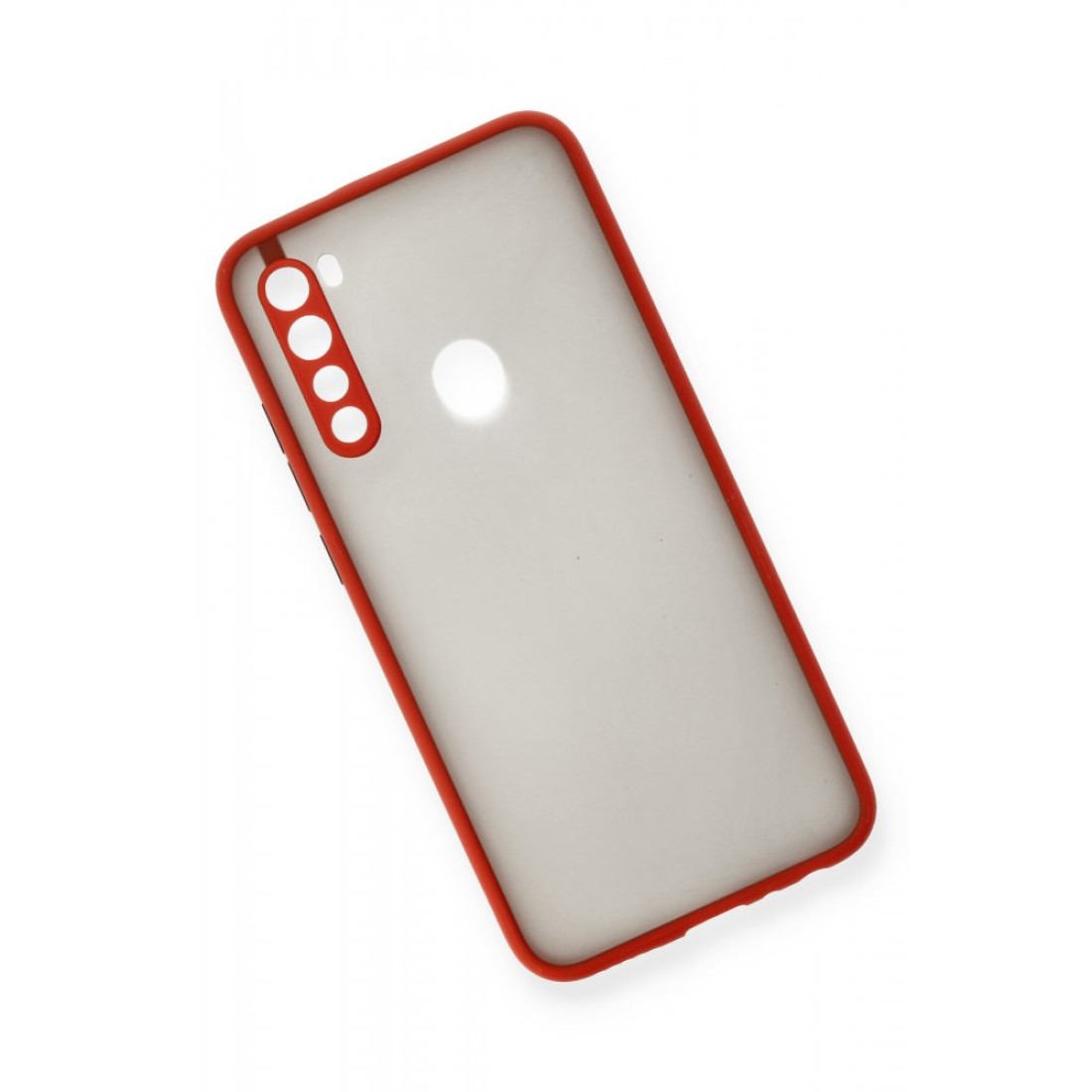 Xiaomi Redmi Note 8 Kılıf Montreal Silikon Kapak - Kırmızı