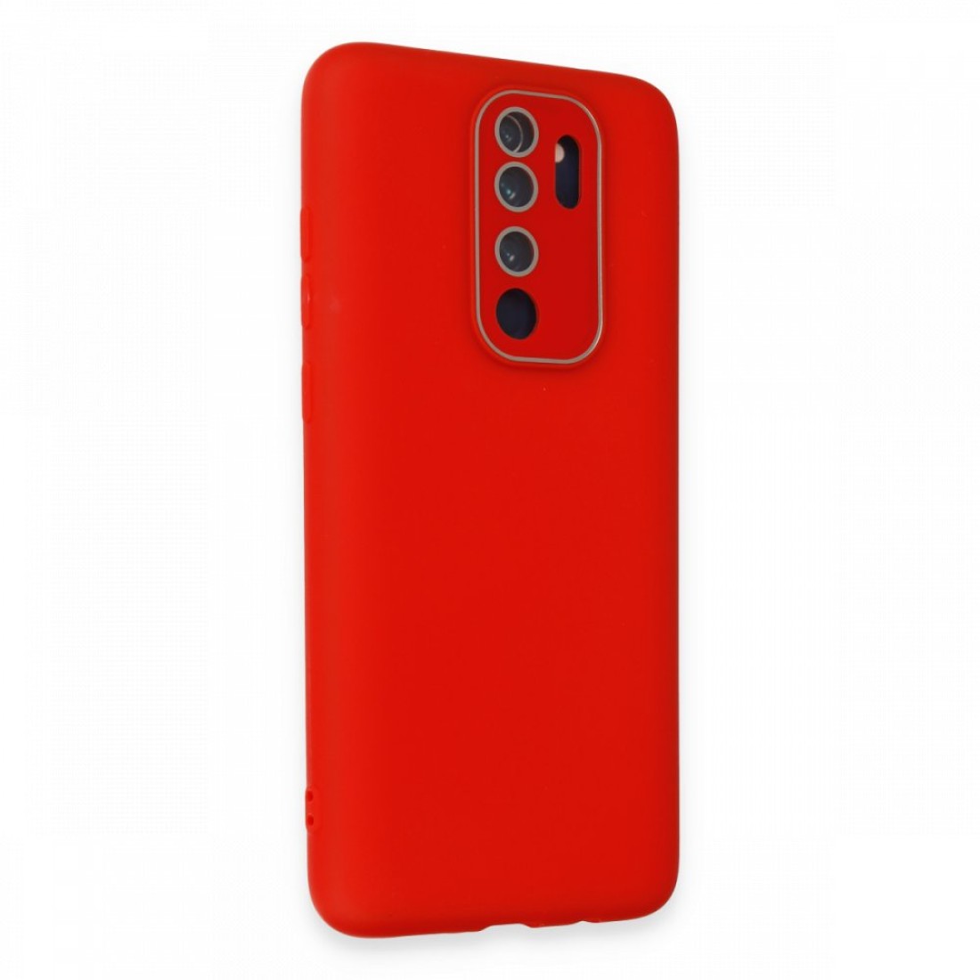 Xiaomi Redmi Note 8 Pro Kılıf Lansman Glass Kapak - Kırmızı