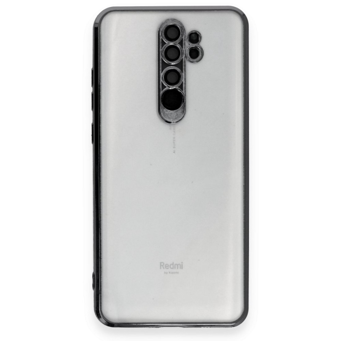 Xiaomi Redmi Note 8 Pro Kılıf Razer Lensli Silikon - Siyah