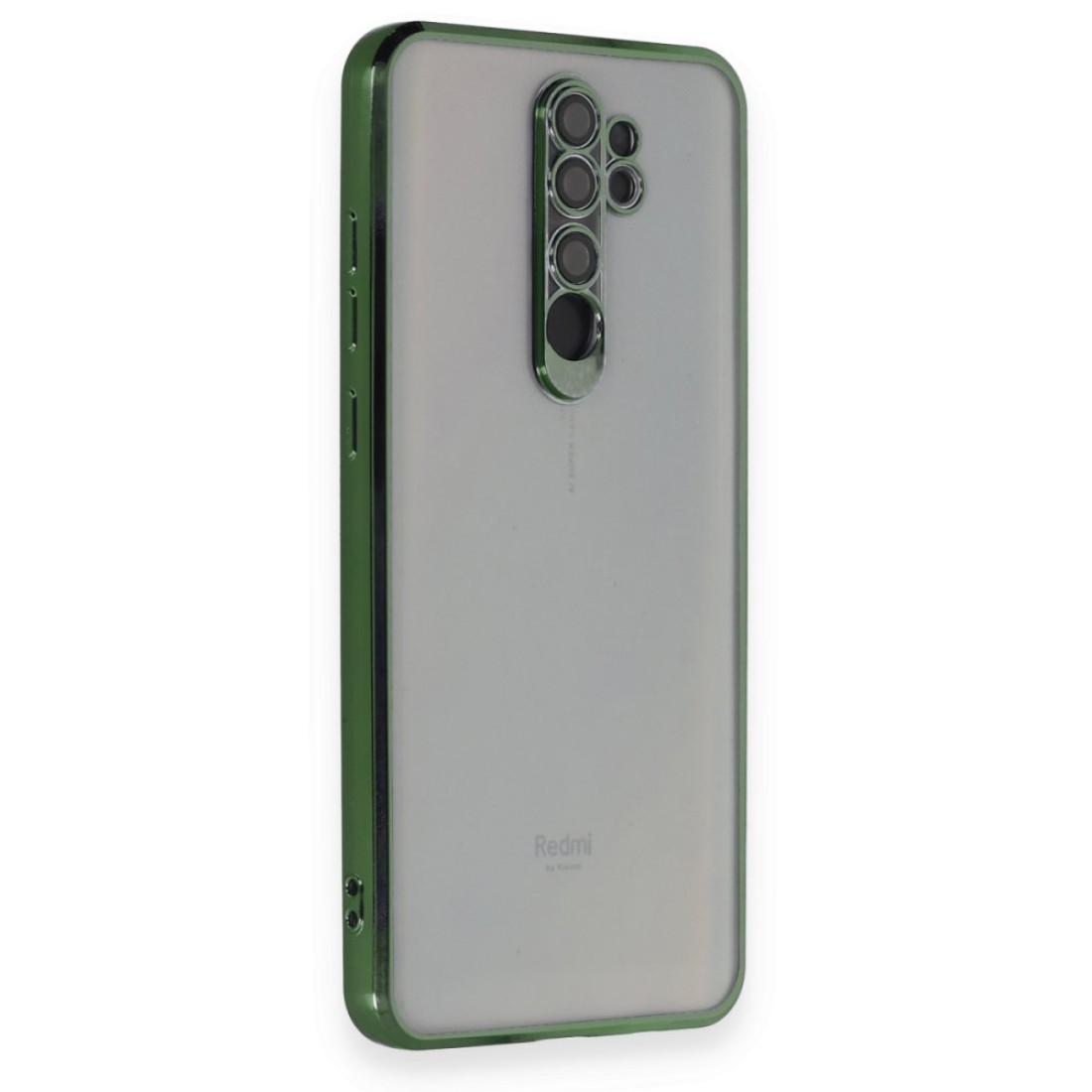 Xiaomi Redmi Note 8 Pro Kılıf Razer Lensli Silikon - Yeşil