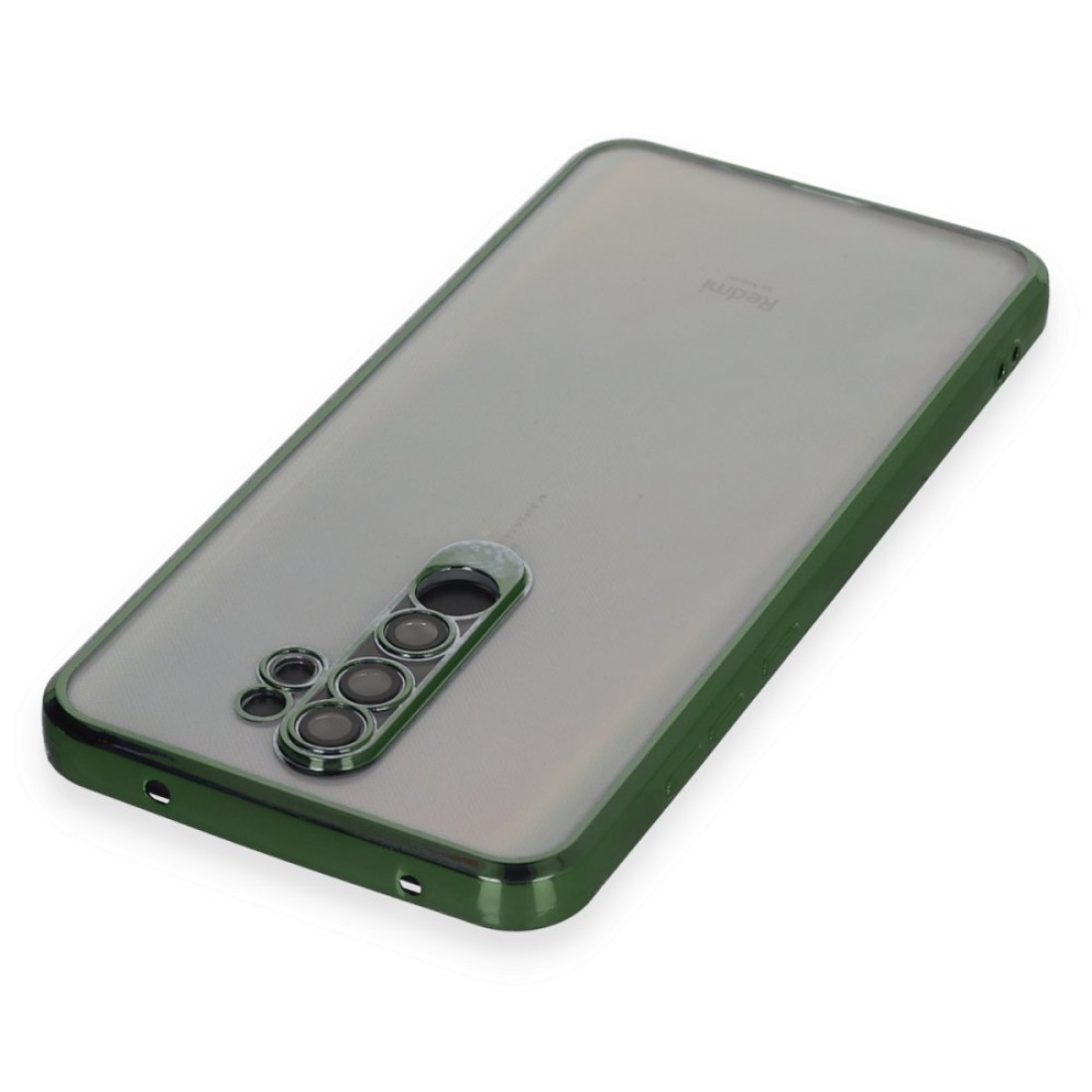 Xiaomi Redmi Note 8 Pro Kılıf Razer Lensli Silikon - Yeşil