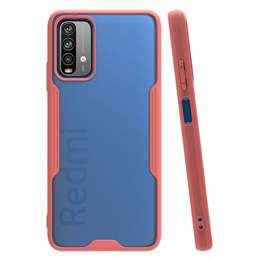 Xiaomi Redmi 9T Kılıf Platin Silikon - Pembe