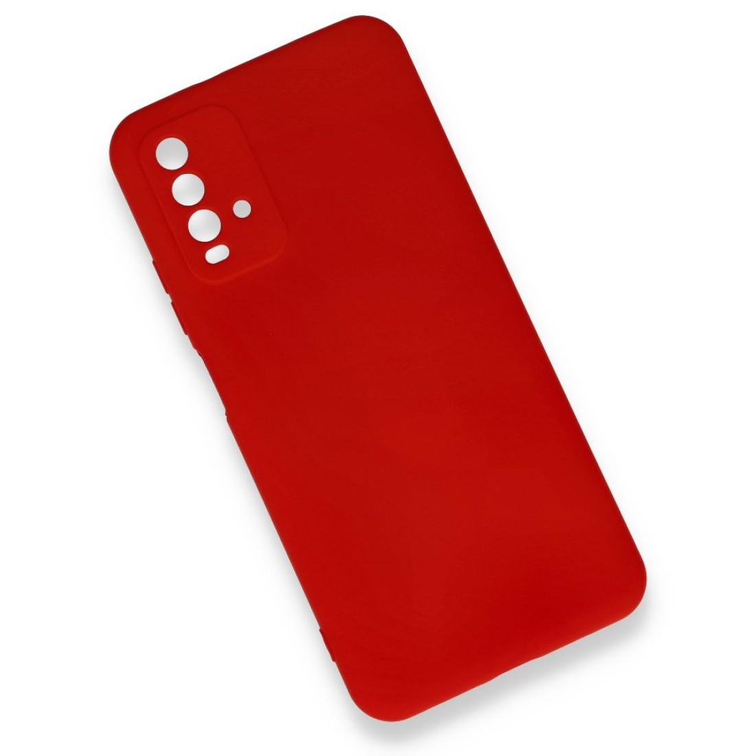Xiaomi Redmi Note 9 4G Kılıf Nano içi Kadife  Silikon - Kırmızı