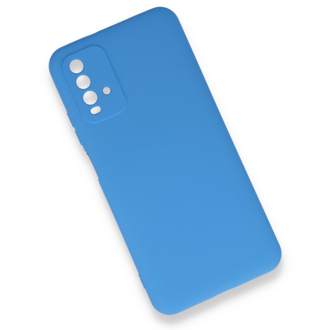 Xiaomi Redmi Note 9 4G Kılıf Nano içi Kadife  Silikon - Mavi