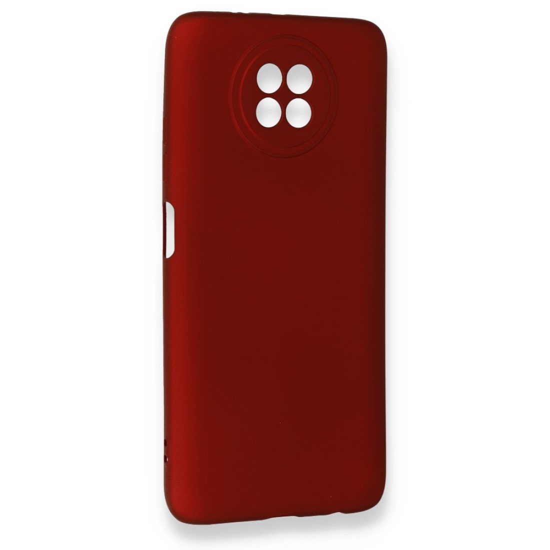 Xiaomi Redmi Note 9 5G Kılıf Premium Rubber Silikon - Bordo