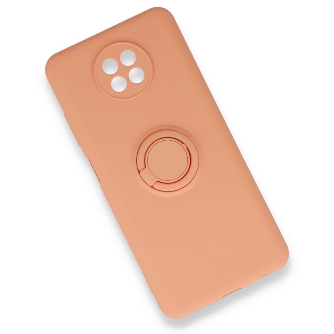 Xiaomi Redmi Note 9 5G Kılıf Viktor Yüzüklü Silikon - Pudra