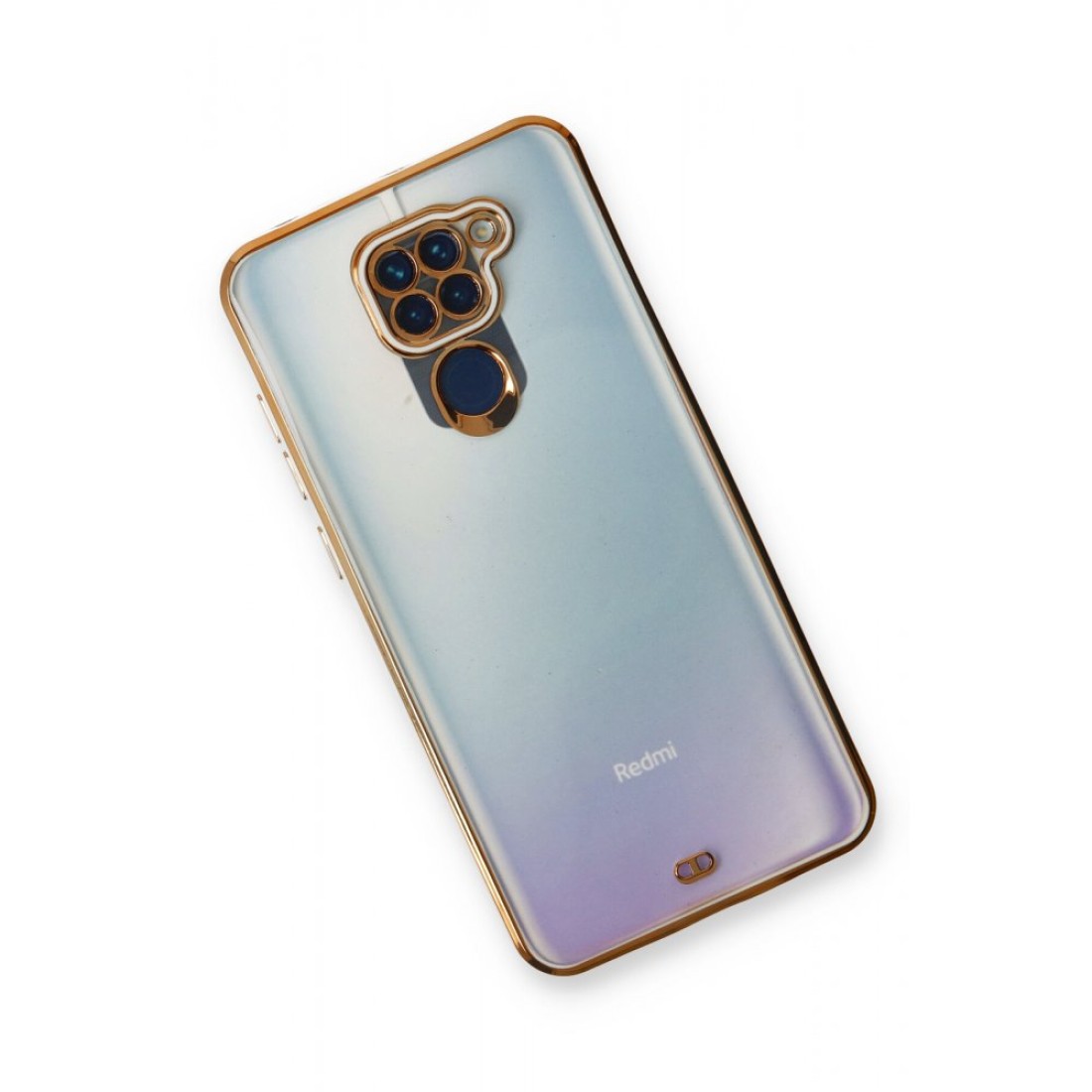 Xiaomi Redmi Note 9 Kılıf Liva Lens Silikon - Beyaz