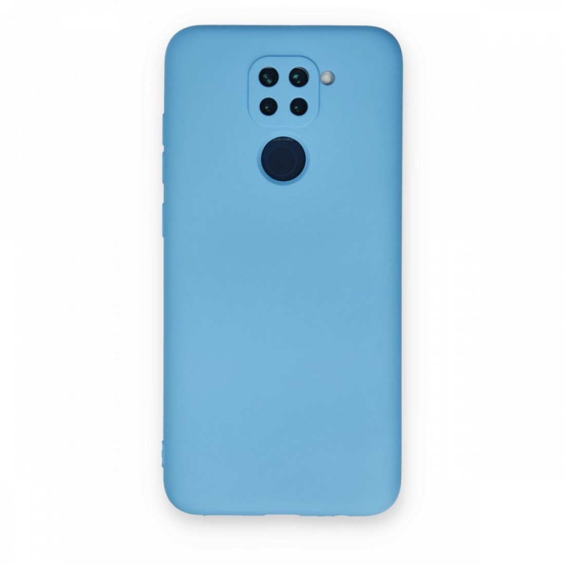 Xiaomi Redmi Note 9 Kılıf Nano içi Kadife  Silikon - Mavi