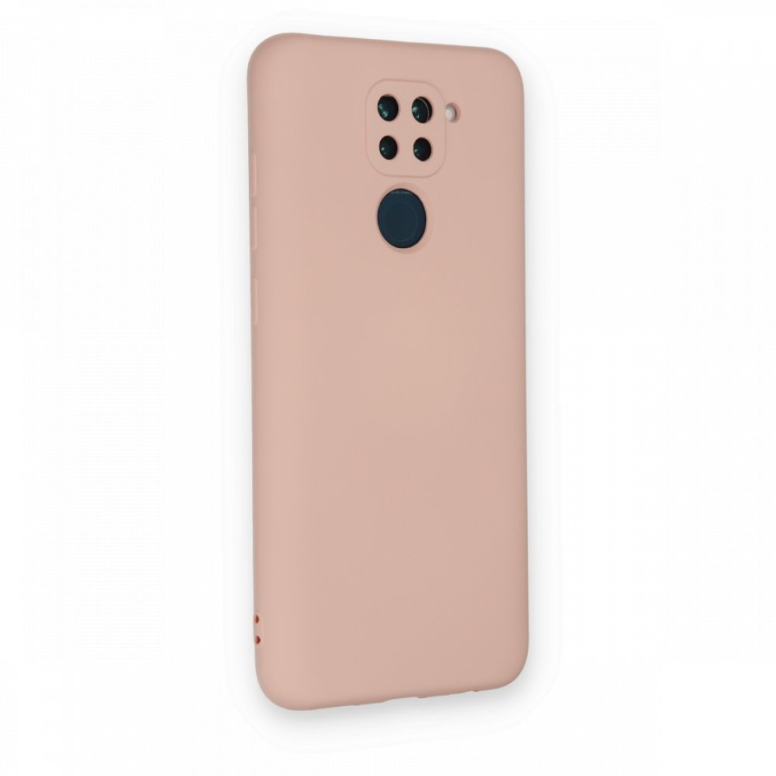 Xiaomi Redmi Note 9 Kılıf Nano içi Kadife  Silikon - Pudra