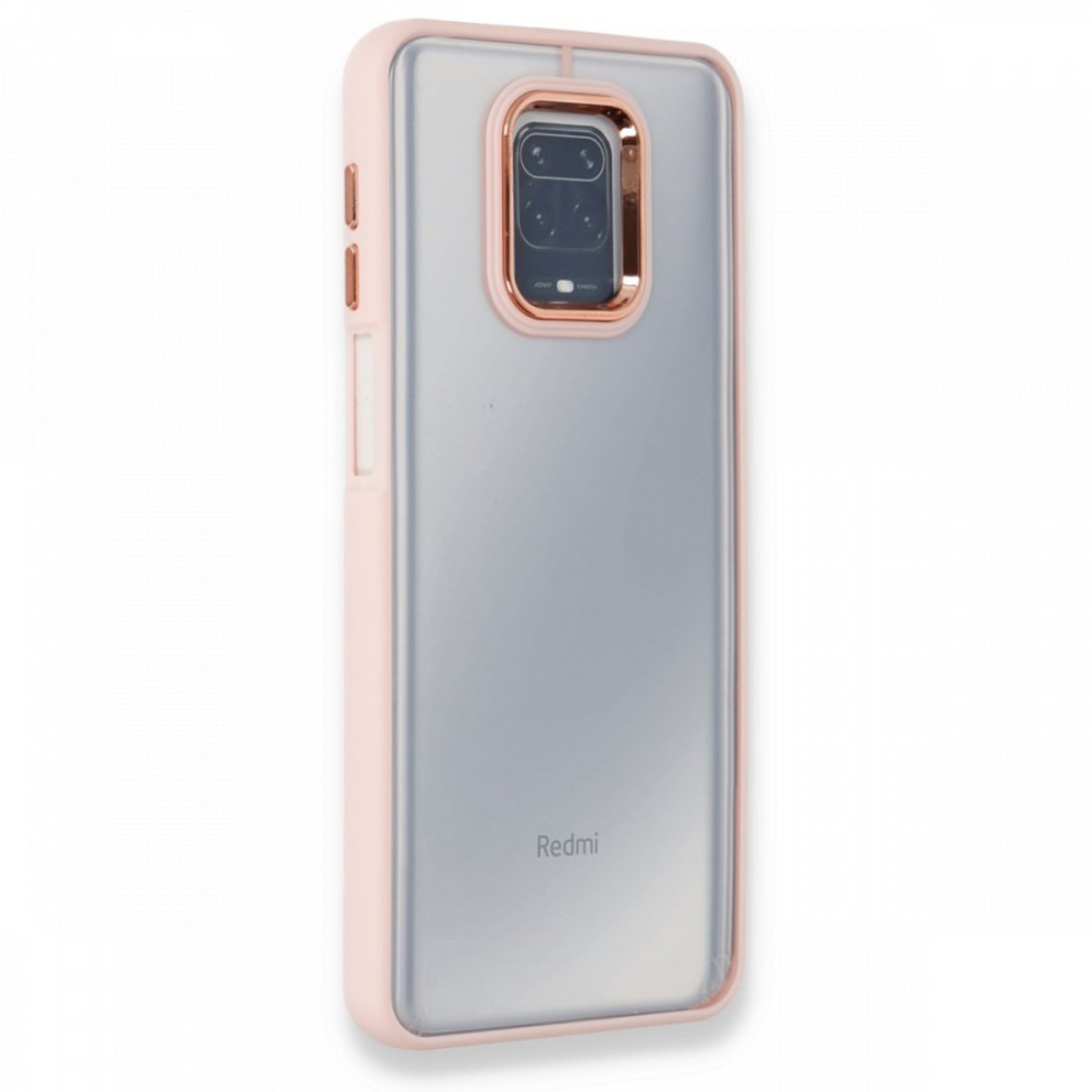 Xiaomi Redmi Note 9 Pro Kılıf Dora Kapak - Pudra