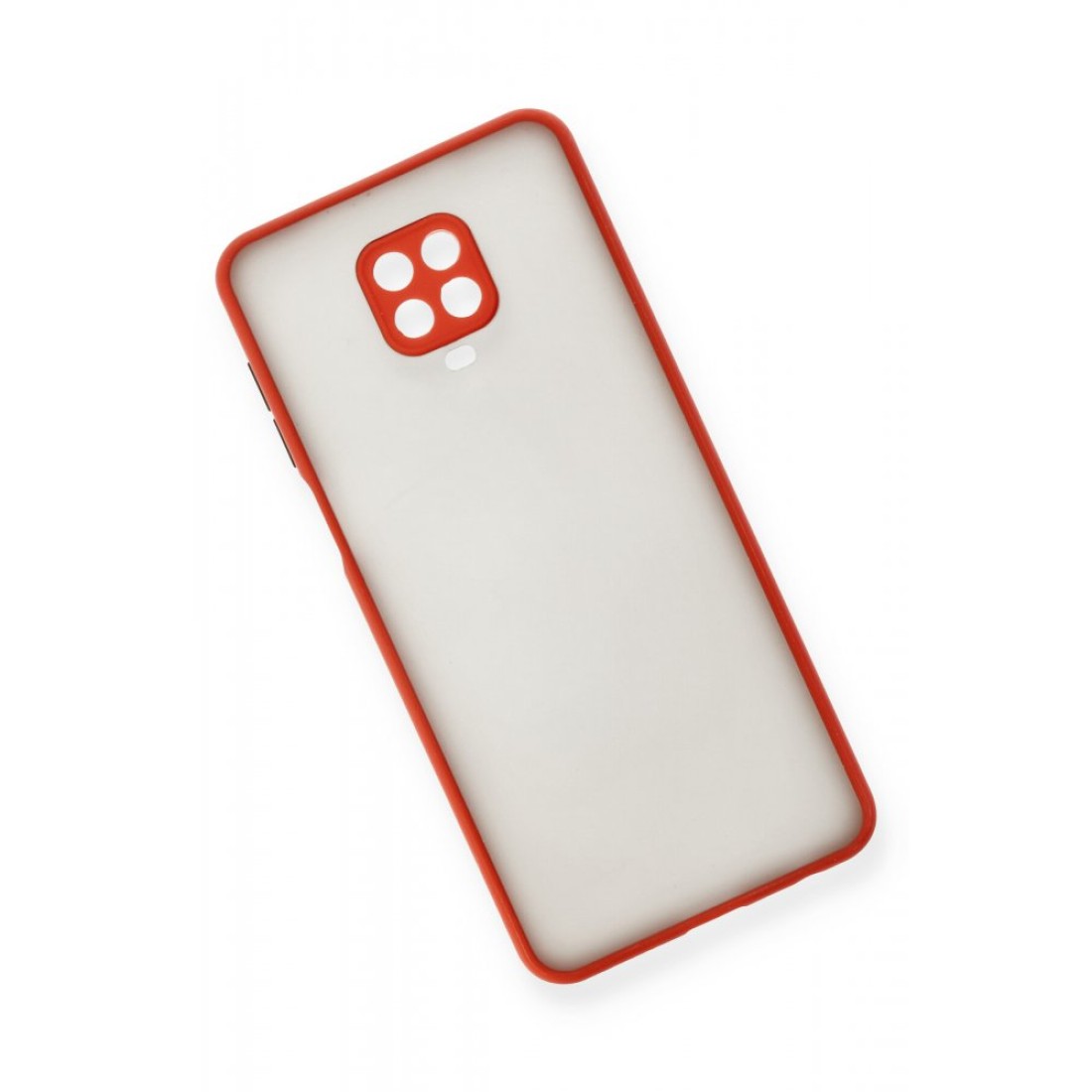 Xiaomi Redmi Note 9 Pro Kılıf Montreal Silikon Kapak - Kırmızı
