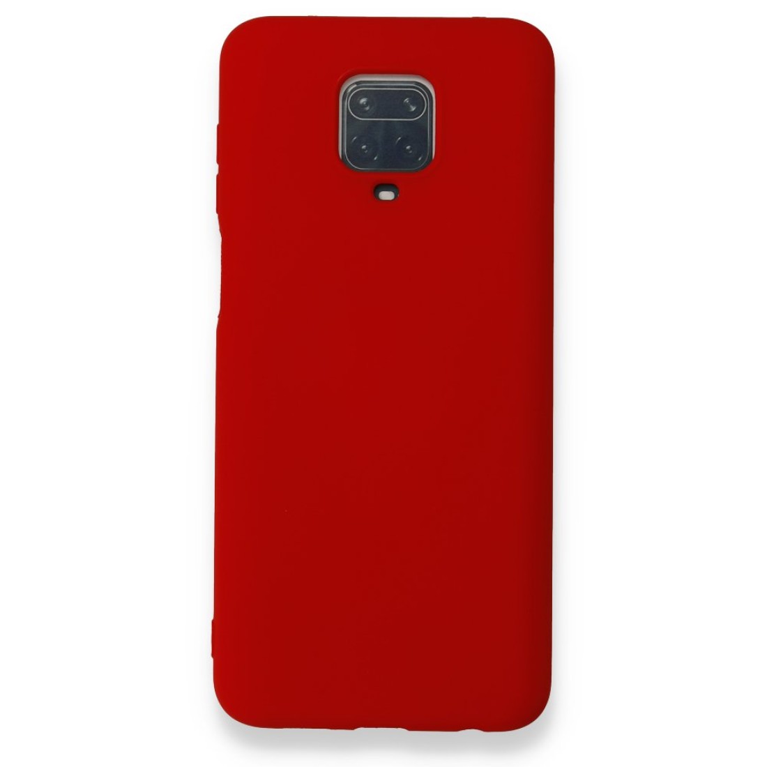Xiaomi Redmi Note 9 Pro Kılıf Nano içi Kadife  Silikon - Kırmızı