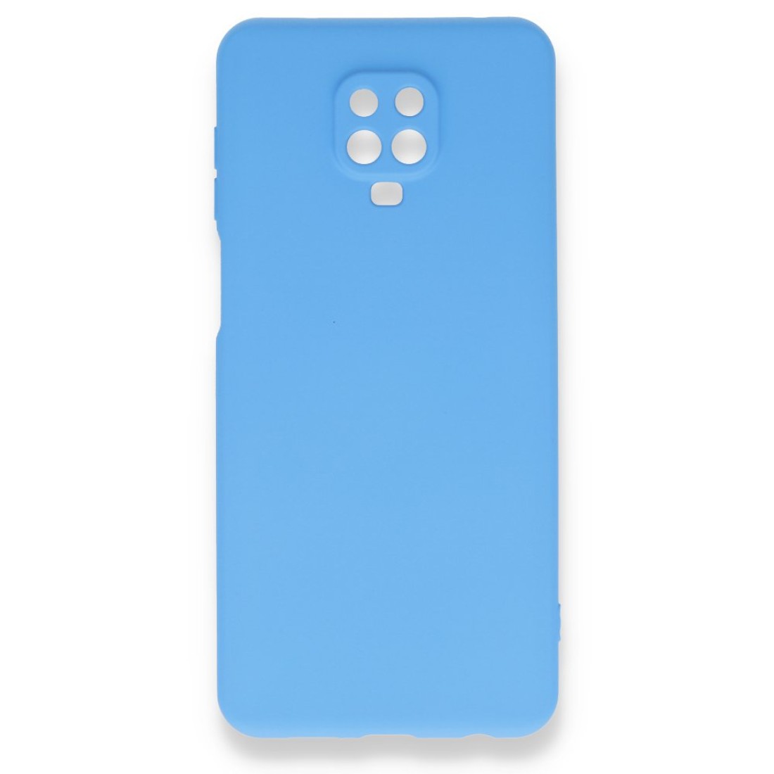 Xiaomi Redmi Note 9S Kılıf Nano içi Kadife  Silikon - Mavi