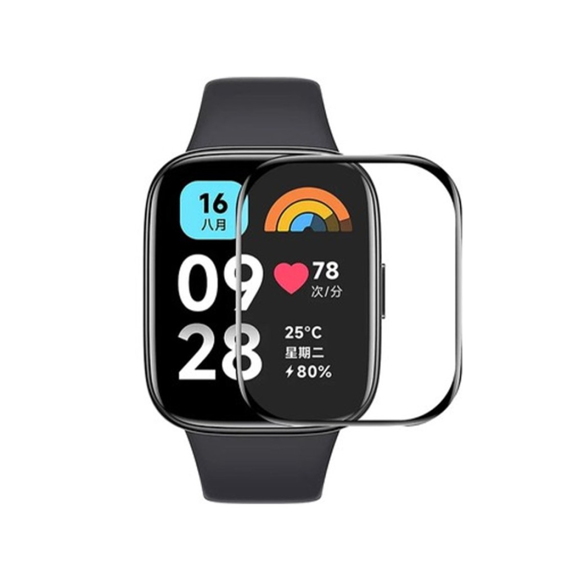 Xiaomi Redmi Watch 3 Active Polymer Nano Ekran Koruyucu - Şeffaf