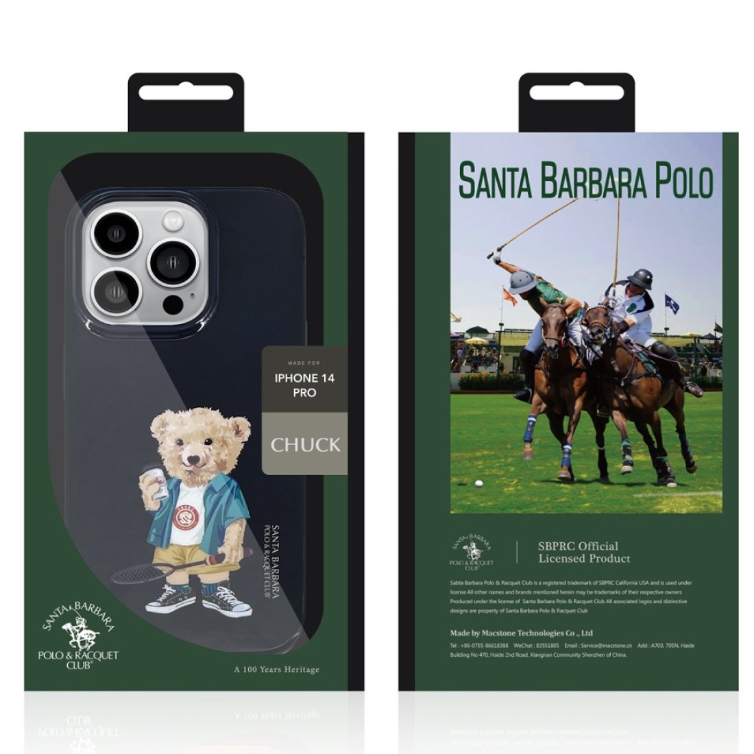 Santa Barbara Polo Racquet Club Apple iPhone 14 Chuck Kapak - Lacivert