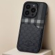 Santa Barbara Polo Racquet Club Apple iPhone 14 Plaid Kartvizitli Kapak - Kırmızı